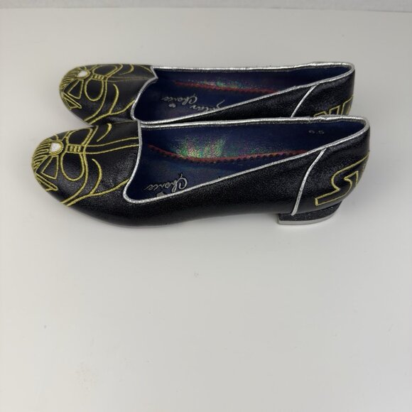 Disney Irregular Choice Star Wars Darth Vader Women's Flats Shoes Size 6.5 Used - Picture 3 of 9
